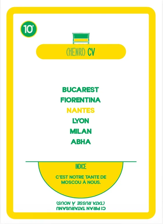 Jeu de cartes FC Nantes Banquette Jaunes & Verts – visuel 1