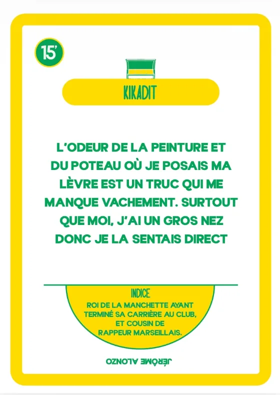 Jeu de cartes FC Nantes Banquette Jaunes & Verts – visuel 3