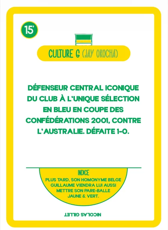 Jeu de cartes FC Nantes Banquette Jaunes & Verts – visuel 5