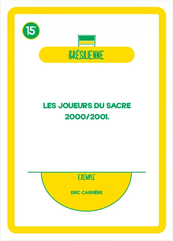 Jeu de cartes FC Nantes Banquette Jaunes & Verts – visuel 8