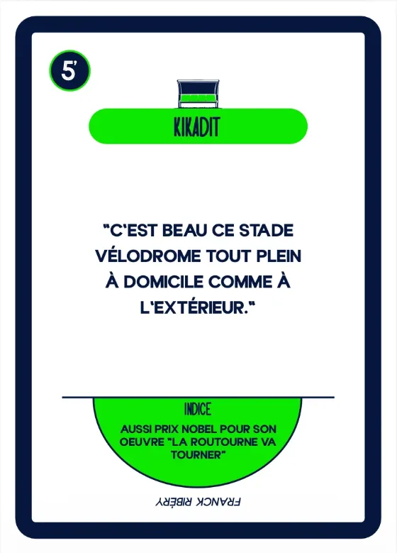 Jeu de cartes foot Banquette – visuel 3